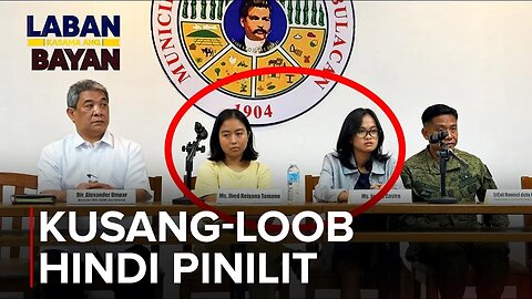 Sinumpaang salaysay ng 2 'nagbalik-loob' na kadre ng CPP-NPA-NDF, kusang-loob at hindi pinilit