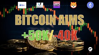 Bitcoin aims +50K or -40K | NakedTrader