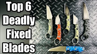 Get Ready for Some Serious Self Defense! - 6 Blades with 'Toothy' Edges and Steep Grinds