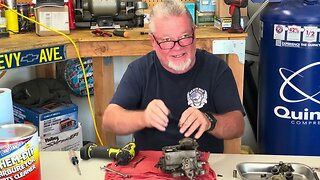 Carburetor Rebuild Part 1