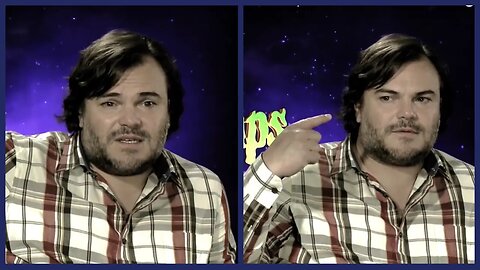 This i s how tired Jack Black is of being funny all the time - and being a strict dad