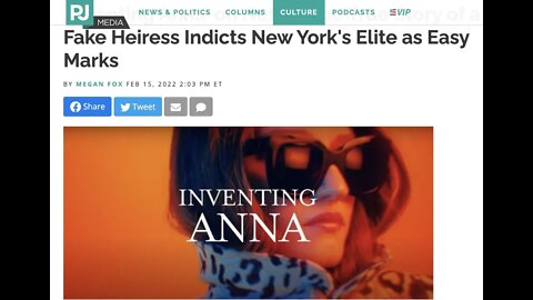 I Read To You: Inventing Anna on Netflix, The True Story of a Fake Heiress Indicts New York's Elite