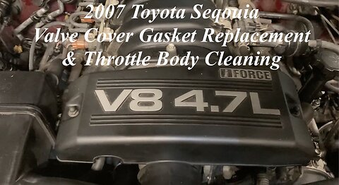 2007 Toyota Sequoia Tundra Valve Gasket Change