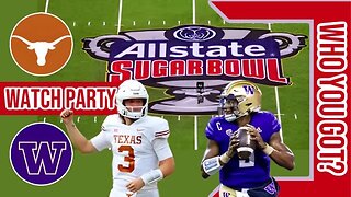 Texas Longhorns vs Washington Huskies | CFP Semifinals SUGAR BOWL | Play by Play/Live Watch