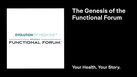 The Genesis of the Functional Forum