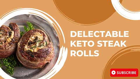 KETO Steak Rolls | Keto Recipes | Steak Recipes | Easy Recipes