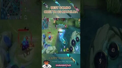 COMBO BADASS ODETH VS MATHILDA #shorts #mobilelegends #mlbb #fyp #odette #mathilda #combo #winter