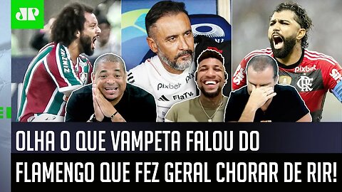 ELE É FO**! OLHA o que Vampeta FALOU do Flamengo de Vítor Pereira que fez GERAL CHORAR DE RIR!