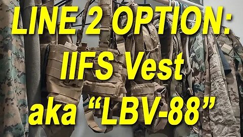 Line 2 Option: Intigrated Individual Fighting System Vest