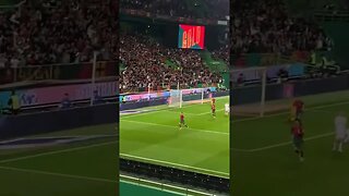 Golaço de Ronaldo visto da torcida - Portugal 4x0 Liechtenstein