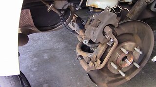 brake caliper slide pin rusted & frozen removal hack