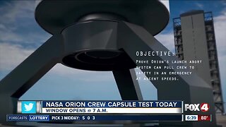 NASA plans test of Orion's launch abort system