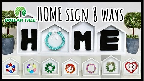 My Favorite DOLLAR TREE DIY Tutorial | One DIY 8 Different Styles