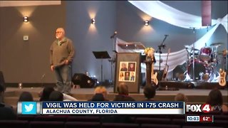Vigil held for victims of I-75 crash near Gainesville