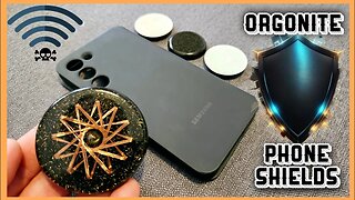 I upgraded to an Elite Phone Shield 🛡 😌 The first of its kind ⚛️PROTOTYPE⚛️ S&A's Orgonite Creations