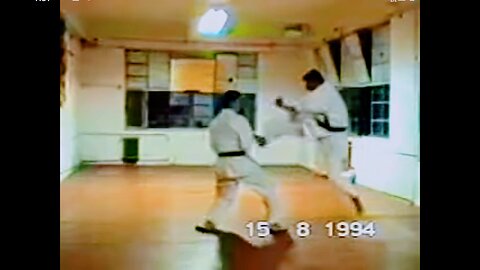 Karate Jiyu Ippon kumite old tape 1994 part 2