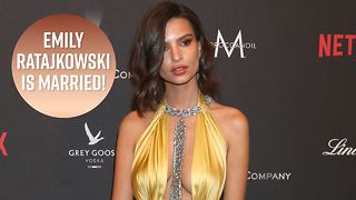 Emily Ratajkowski gets married at New York City Hall