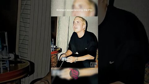 Eminem playing playstation in the 90s. #nostalgia #eminem