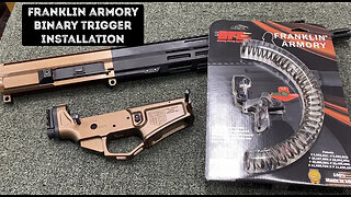 Franklin armory binary trigger installation