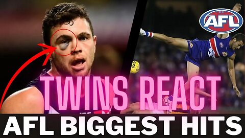 Twins SHOCKED by AFL's Most Savage Hits and Bumps!