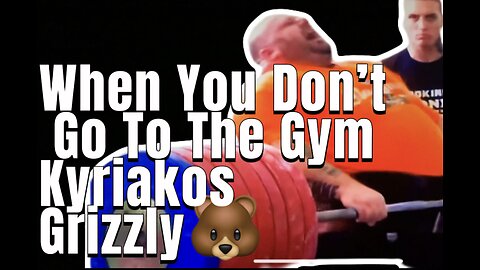 When you don’t go to the gym Kyriakos Grizzly #gym #gymmotivation #kiriakosgrizzly #gymbro #Men
