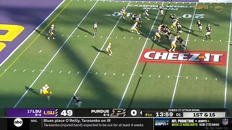 Purdue scores a huge TD to make it a 42 point game
