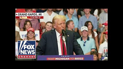 Trump asks rally audience who should run against him