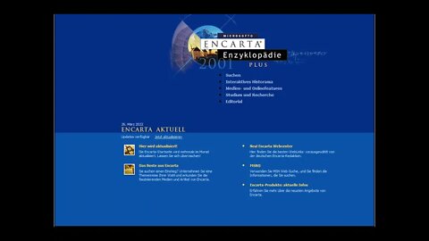 Encarta Encyclopedia 2001 (German) - Inspired by a German musicians