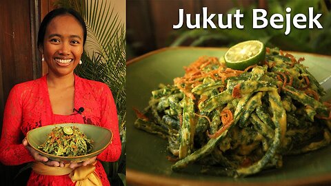 Jukut Bejeg - Balinese Snake Beans with Yellow Coconut Paste