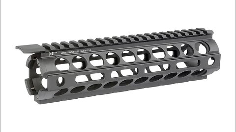 Midwest Industries Carbine Drop In handguard in the M4Gery #1401