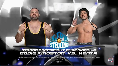 NJPW STRONG Independence Day (Night 2) Eddie Kingston vs KENTA for the NJPW STRONG Openweight Title