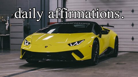 Daily Affirmations for Success and Motivation with Visualizer - Wealth Attraction