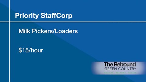 Who's Hiring: Priority StaffCorp - Milk Pickers/Loaders