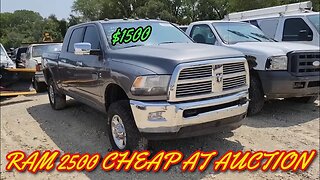 Ram 2500 Easy Rebuild Project At Auction, Copart Walk Around
