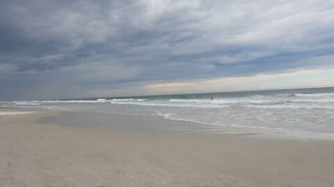 Ormond Beach Florida shore Time lapse