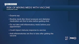 Risks of mixing medications and COVID vaccines