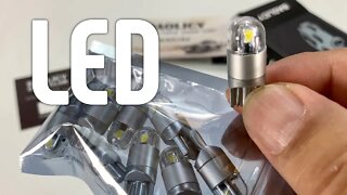 T10 Automotive WhiteLED Interior and Marker Light Bulbs by Baolicy Unboxing