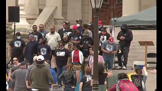 Protest against hate held in Lansing on Thursday morning