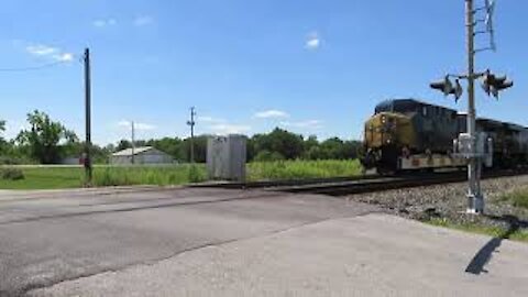 CSX Empty Coal Train from Bascom, Ohio August 31, 2020