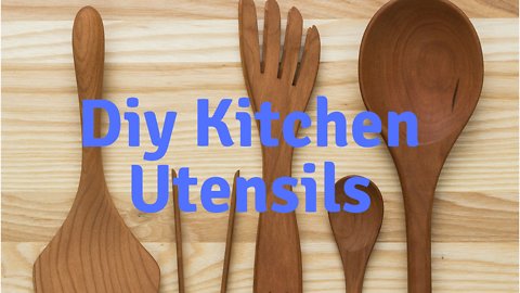 Diy Wooden Spatula: how to make wooden kitchen utensils