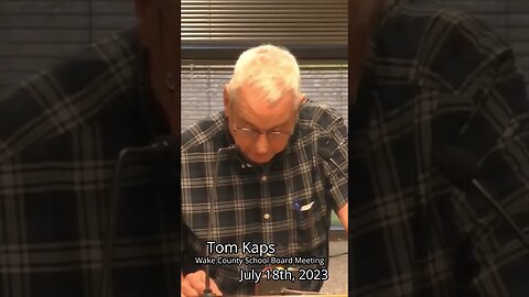 (3/3) Tom Kaps Public Comment (07-18-2023) #shorts #shortsfeed #news #politics #school