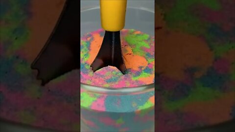 Kinetic sand Cutting ASMR SHAPES Satisfying Video #satisfying #asmr #kineticsand #shorts