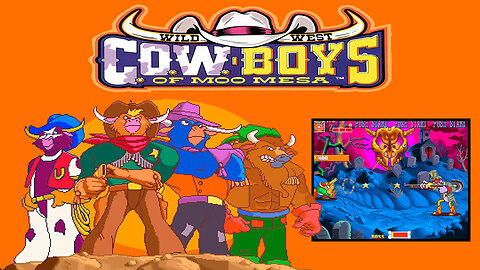 Wild West C O W Boys of Moo Mesa (Arcade Gameplay) Game Playthrough
