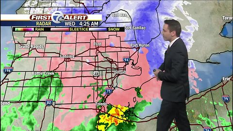 Ice storm hitting metro Detroit this morning