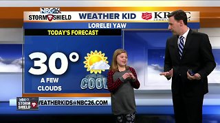 Meet Lorelei Yaw, our NBC26 Weather Kid of the Week!