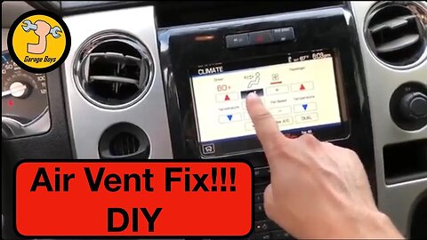 How to fix air blowing out of the wrong vent on Ford - Replacing The Actuator