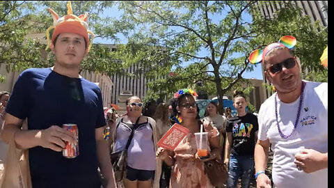 ANGRY MOB SURROUNDS LOVING STREET PREACHERS AT LGBT PRIDE FESTIVAL