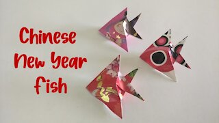 How to Make Origami Fish - Chinese New Year