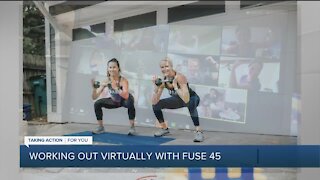 Working Out Virtually with Fuse 45