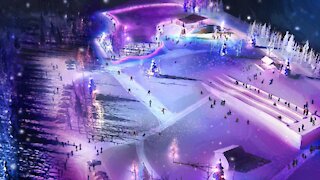 A Huge Winter Park Is About To Open Near Montreal, Complete With An Illuminated Slide & DJ